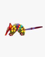 Alebrije armadillo chico rojo marca #AmbienteMexicano
