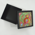 Caja multiusos con amate artesanal para regalos - Ambiente Mexicano