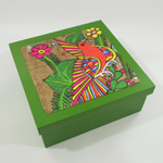 Caja multiusos con amate artesanal para regalos - Ambiente Mexicano