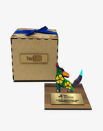 Trofeo con alebrije chico 2021 - Ambiente Mexicano