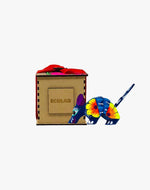 Alebrije miniatura en caja de madera