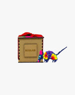 Alebrije miniatura en caja de madera