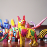Arcón miniatura para regalos con mini alebrije opcional - Ambiente Mexicano