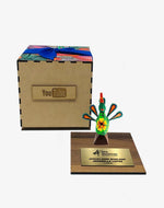 Trofeo con alebrije chico 2021 - Ambiente Mexicano