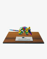 Trofeo con alebrije mediano 2021 - Ambiente Mexicano