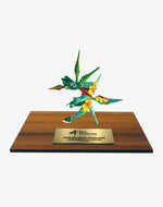 Trofeo con alebrije mediano 2021 - Ambiente Mexicano