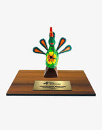 Trofeo con alebrije mediano 2021 - Ambiente Mexicano