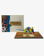 Trofeo con alebrije mediano 2021 - Ambiente Mexicano