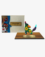 Trofeo con alebrije mediano 2021 - Ambiente Mexicano