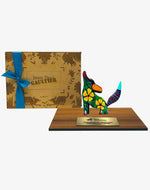 Trofeo con alebrije mediano 2021 - Ambiente Mexicano