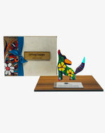 Trofeo con alebrije mediano 2021 - Ambiente Mexicano