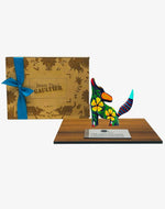 Trofeo con alebrije mediano 2021 - Ambiente Mexicano