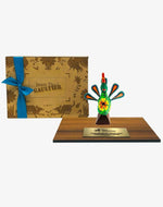 Trofeo con alebrije mediano 2021 - Ambiente Mexicano