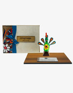 Trofeo con alebrije mediano 2021 - Ambiente Mexicano