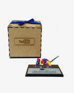 Trofeo con alebrije miniatura 2021 - Ambiente Mexicano