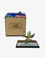 Trofeo con alebrije miniatura 2021 - Ambiente Mexicano