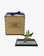 Trofeo con alebrije miniatura 2021 - Ambiente Mexicano