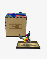 Trofeo con alebrije miniatura 2021 - Ambiente Mexicano