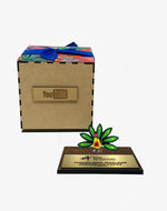 Trofeo con alebrije miniatura 2021 - Ambiente Mexicano