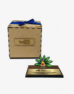 Trofeo con alebrije miniatura 2021 - Ambiente Mexicano