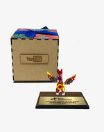 Trofeo con alebrije miniatura 2021 - Ambiente Mexicano