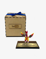 Trofeo con alebrije miniatura 2021 - Ambiente Mexicano