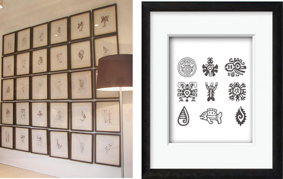 Regalos para Papá: Decora su estudio con cuadros abstractos de naturaleza azteca